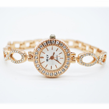 Hot alloy Rhinestone bow bracelet watch fashion elegant quartz Wrist Watch for Women students Girls WXMPJ786