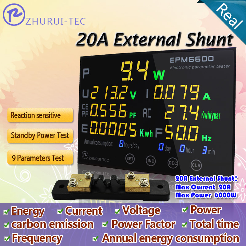 Buy EPM6600 20A/ 6kw single phase AC watt meter