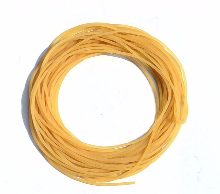 Description Picture 2 of item25m Solid Elastic Rubber Fishing Rope Diameter 2mm Tied Reinforcement Group Strapping Fishing Line Rubber Line Catching Fishes