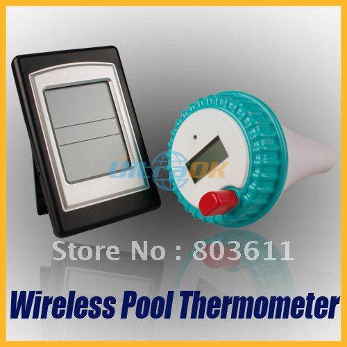 Nice Wireless Digital LCD Swimming Pool Bath Spa Temperature Thermometer Transmitter Receiver Top
