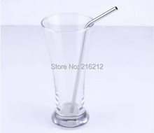 Durable Stainless Steel Drinking Straw Straws Metal for Bar Family kitchen two type of straight and excurved