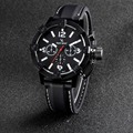 New Vogue Fashion V6 3D surface Case Black Male Analog Quartz Watch Military Men Business Casual