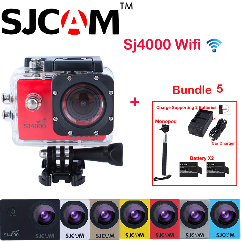  SJCAM SJ4000 WiFi  1080 P HD    Sj Cam DV + 2  +   +    + Seflie 
