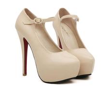 Sexy 14cm High Heels Women Platform Pumps New Fashion Wedding Party Shoes Plus Size 34 43
