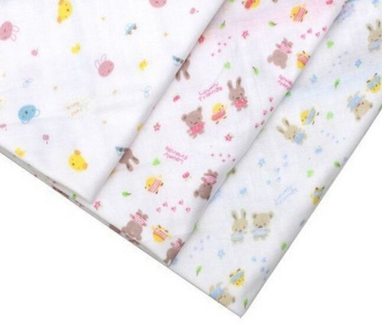 7070CM Cute Bear Winter Spring Baby Blankets Newborn Cotton Swaddle Brand Bedding Wrap Summer Infant Bathrobe Blue Pink (4)