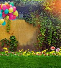 150*215CM(5ft*7ft) photography backdrops photo studio backdrop Children background fresh air balloon