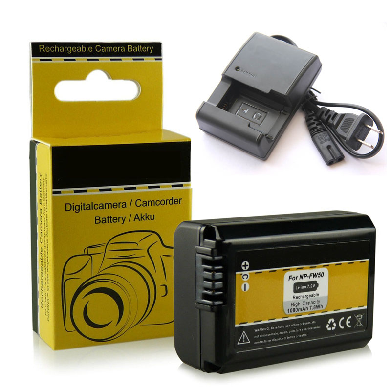 NP FW50 Camera Battery for Sony NP FW50 battery charger For Sony A5000 A5100 A7R NEX