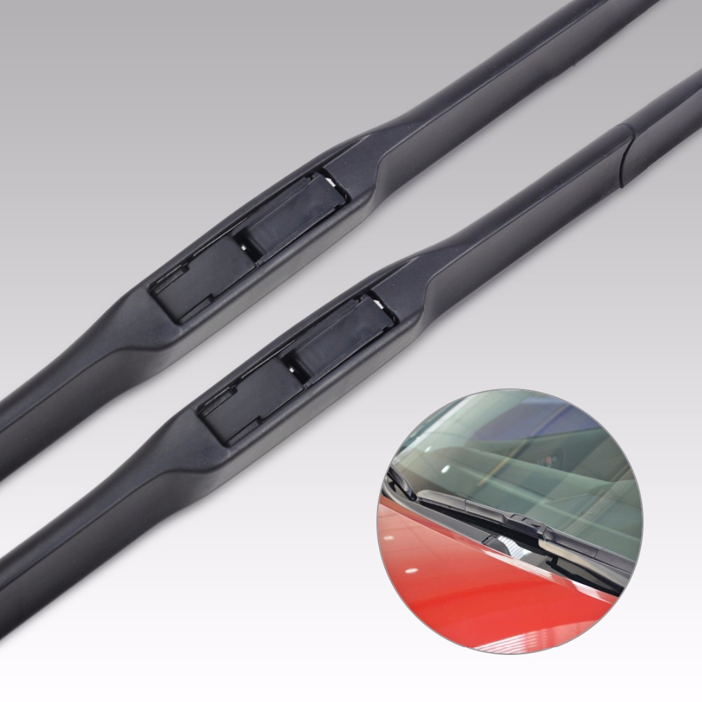 New Hot Sale 24"+20" Hybrid 3 Section Rubber Rain Window Windshield Wiper Blade For Toyota Camry Windshield Wiper Size For 2009 Toyota Camry