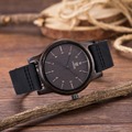 2016 Hot Fashion Unisex UW3008 Quartz Wooden Watch Men Casual Male Gentlemen Classic Leather Wristwatch Sports