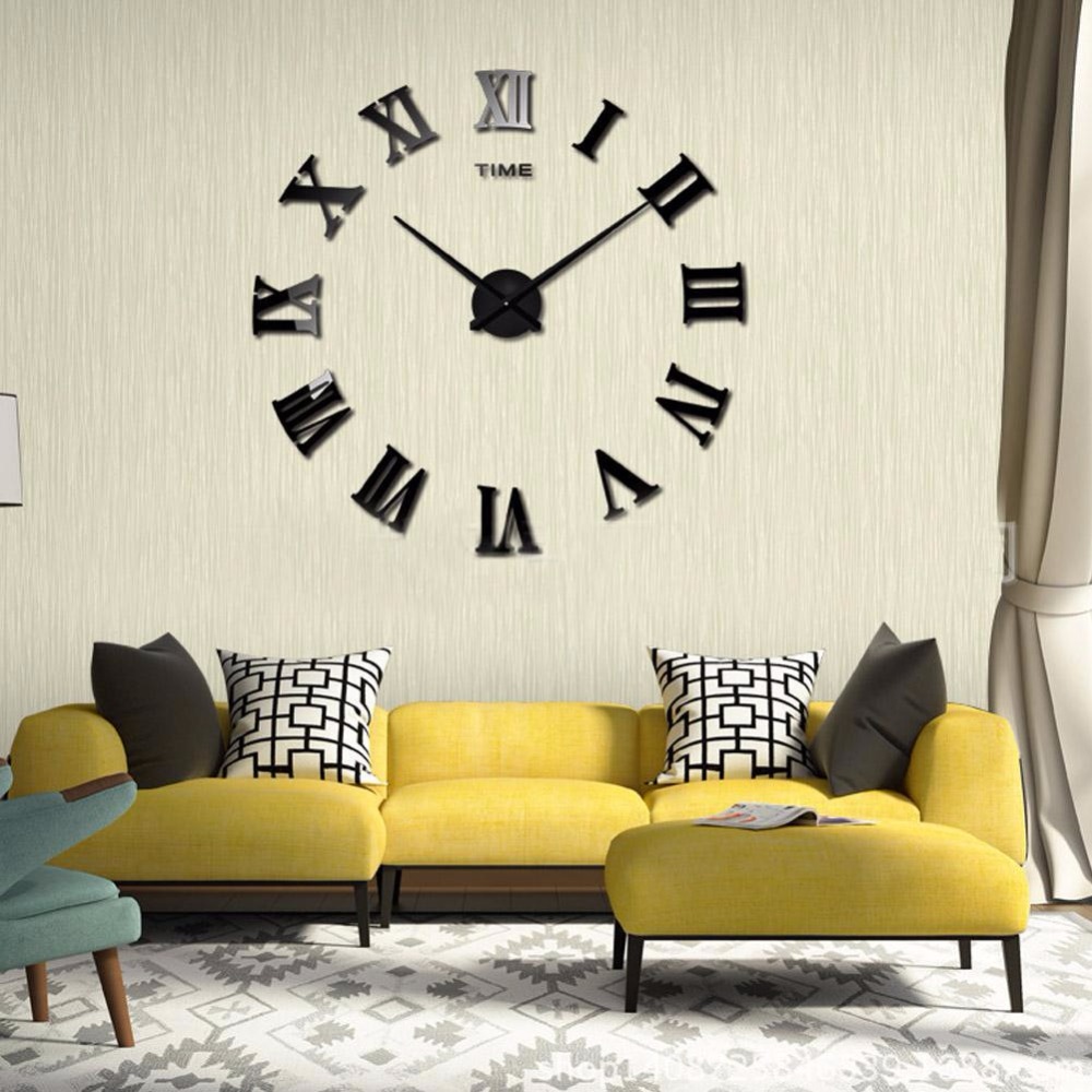Online kopen wholesale zwart acryl sticker uit china zwart acryl ... Greene muur woonkamer idee