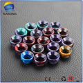 Sailing epoxy resin drip tips top cap wide bore for Kennedy 24 GOON BATTLE CAP atomizer