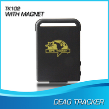 Бесплатная доставка мини GPS / GSM / GPRS автомобилей автомобильный трекер TK102B с usb кабель отслеживание в реальном времени устройства чел трек устройство