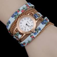 6 Colors New Arrival luxury brand Casual Women s Watches PU Leather Korean Crystal Rivet Bracelet