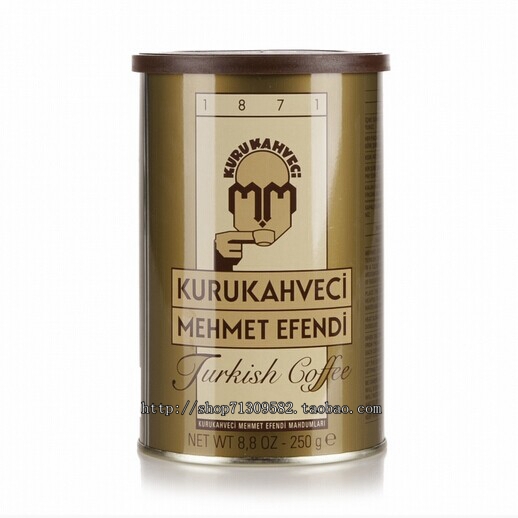 Mysterious coffee powder imported from Turkey Mehmet Efendi1871 can divination 250 g turkish coffee maker instant