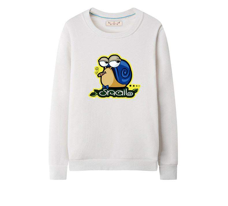 Men 100% cotton sportswear winter cartoon snail co...