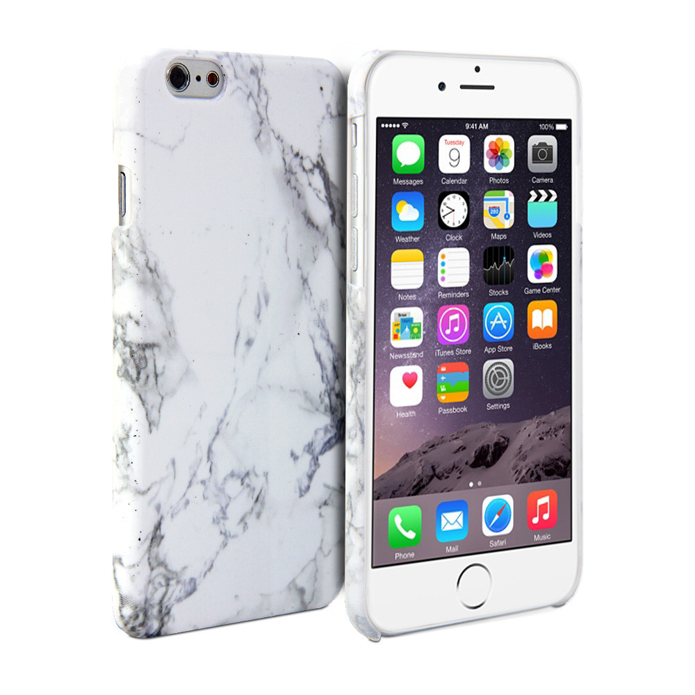 Ultra Thin Crystal Waterprinting White/Black Marble