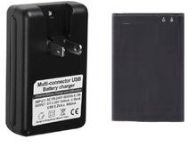 1 x 1500 мАч OEM BL-44JN батарея + зарядное устройство для LG Optimus черный P970 / Pro C660 / Sol E730 / ссылка P690 P699 / Hub E510 / L3 E400