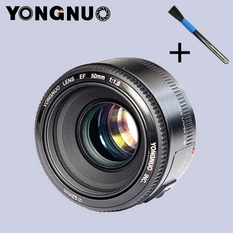 In-Stock! YONGNUO Lens Fixed Focus Lens EF 50mm f/1.8 Large Aperture Auto Focus Portrail 50mm Lens For Canon free shipping