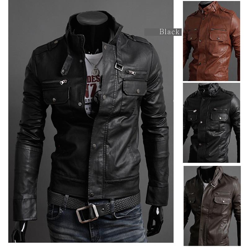 2015 Men\'S Brand Fashion Designer Leather Multi-Po...