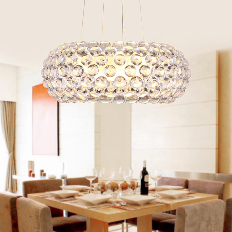 Lampe esszimmer kristall mode kristall lampe acryl ball lampe