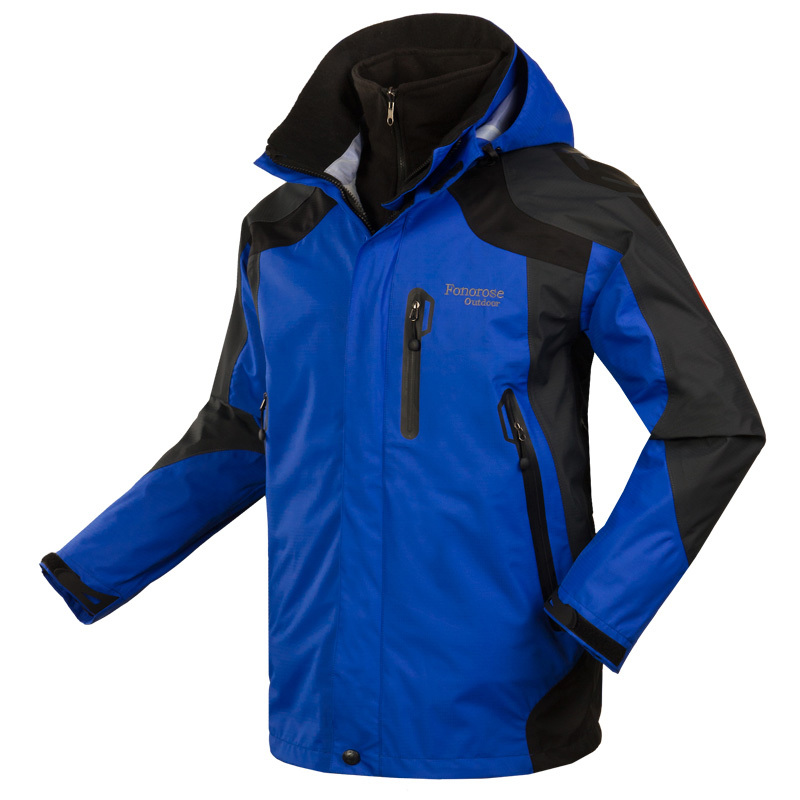 Mens2in1fleecejacketinsidewaterproofwindproofoutdoorjacket