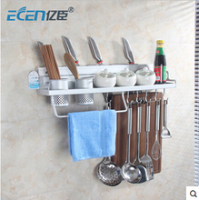 80CM 2cup E free shipping 2015 new aluminum storage rack kitchen accessories multifunction holder spice rack storage holder