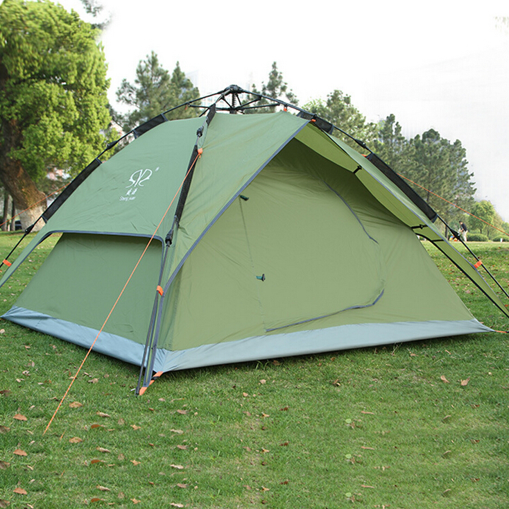 Outdoor Tents 3-4 Person Automatic Camping Tent Camping Equipment Sun Shelter pop up Travel Beach Tent