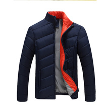 2015 Hot Sale Men Winter Jacket Korean Style Slim Fit Fashion cotton padded jacket Warm Thick for male Coat men’s clothing MCJ32