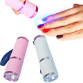 Mini DIY Gel Nail Art Polish LED Lamp Dryer LED Flashlight Nail Dryer Lamp Cure Lamp