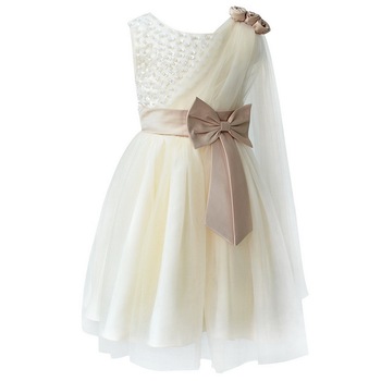 Новое поступление летних цветов принцесса платье девушки, Кружева роуз ну вечеринку свадьбу рождения девочки платья