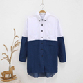 2016 New Fashion Women Shirt Long Sleeve Autumn Summer Casual Shirt Work Mixed Colors Loose Shirts