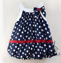 2015 New Cute Baby Dress Baby Girl Dress Chiffon Summer Baby Clothing Flower Dress For Girls