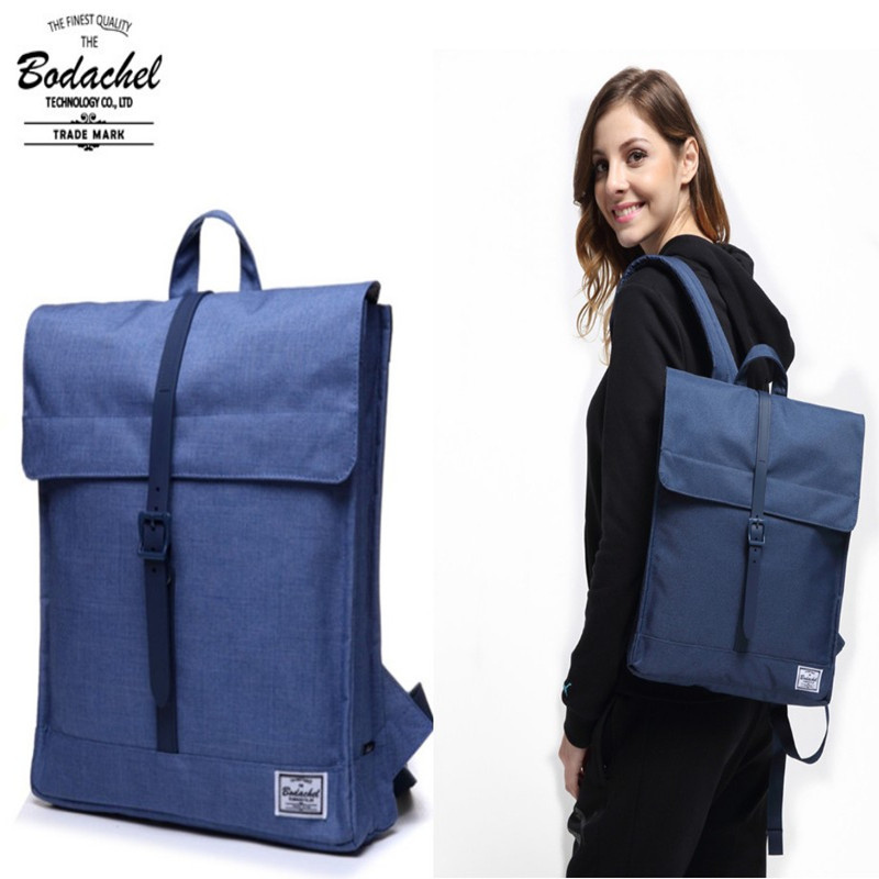 Фотография Bodachel Oxford Square City Backpack  School Bags For Teenagers Zaino BC0304