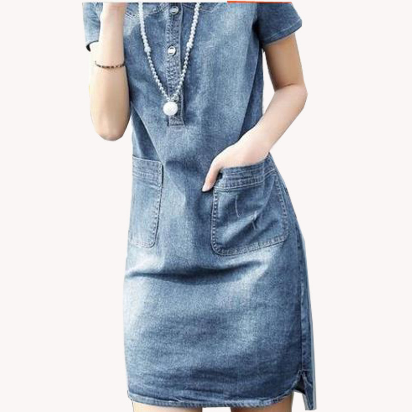moet she summer denim jean dress for women stand collar moet she summer denim jean dress for women stand collar