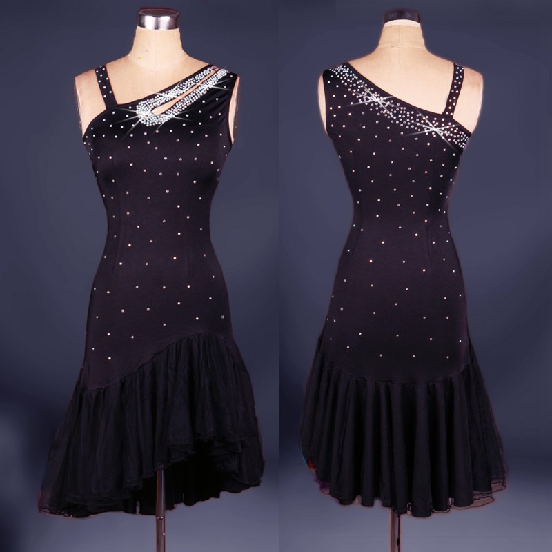 Women Latin Dance Dress Rumba Samba Cha Cha Paso Double Competition Ballroom NEW