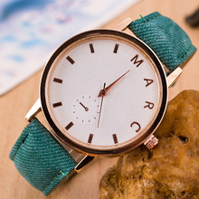 2015 Popular Trend Of Major Suit Denim Watch Diamond Watch Unisex Quartz Watch Fashion Leisure Ladies