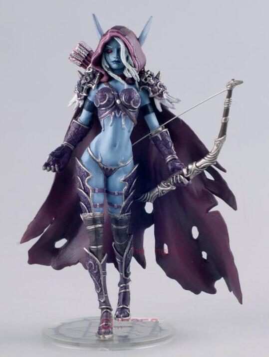 WOW figure toy Lich King Alsace Sylvanas Windrunner classic toys for boys with retail box