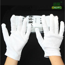 white cotton work gloves safety gloves thickening 100 cotton gloves 12 pieces in one pack