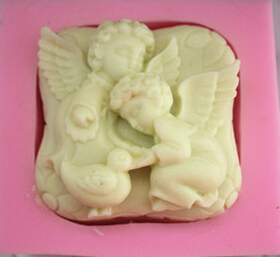 Angel Lover Craft Art Silicone Soap mold Craft Mol...