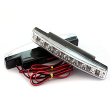 Vehicle Car Accessories 12V DRL Super Bright COB LED Universal Waterproof Driving Daytime Car Light Lamp For Car styling