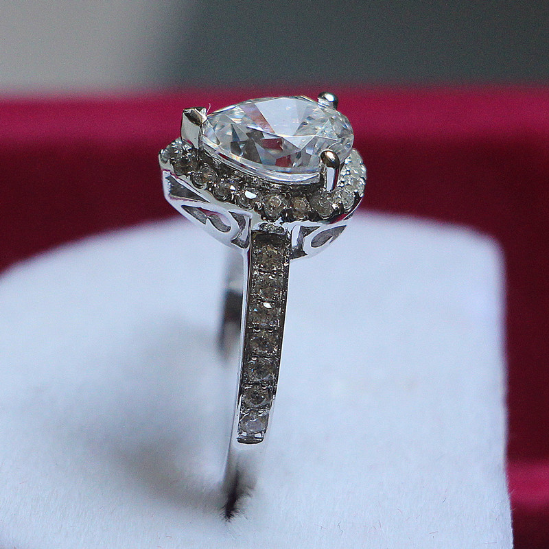 Sterling silver engagement ring mountings