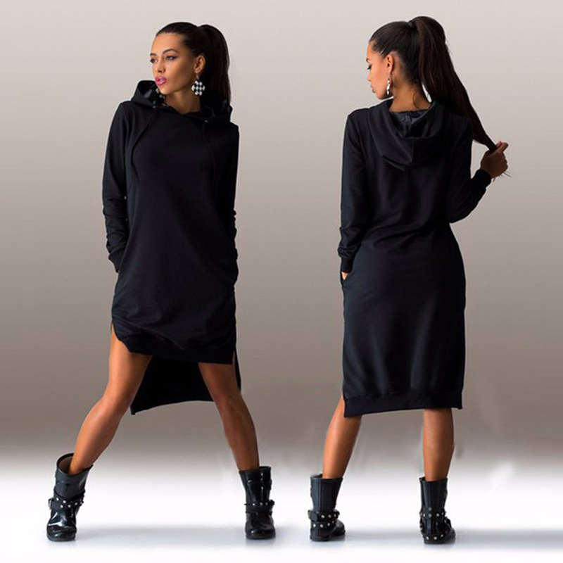 sweatshirt dress with pockets plus size