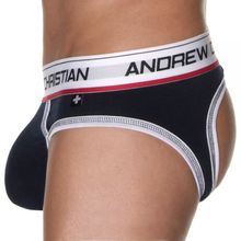 Andrew Christian AC Mens Jockstrap Men’s Sexy Underwear Modal Briefs Underwear Men Jock Strap U Convex Pouch Man Boy Shorts New