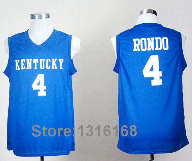 Kentucky Wildcats Rajon Rondo 4 Royal Blue College Basketball Jersey.jpg