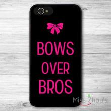 For iphone 4/4s 5/5s 5c SE 6/6s plus ipod touch 4/5/6 back skins mobile cellphone cases cover Cute Bows Over Bros