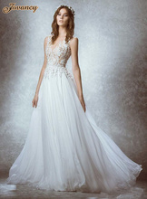 Zuhair Murad Sexy Lace Sheer High Neck Backless White Chiffon Court Train Wedding Bridal Dresses