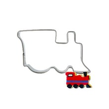 Train Cookie Cutter Biscuit Maker Pancake Mold Metal Tools Funny Kitchen Gadgets Kids Children Party Accessories Cool Stuff