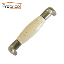 Probrico 10 PCS Porcelain Furniture Cabinet Handle Ceramic Antique Bronze PD26037ANB96 96mm 3.8″ Kitchen Drawer Cupboard Knob