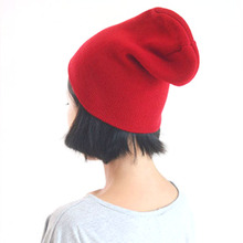 Beauty Women Unisex Warm Knit Hats Women Men Plain Winter Beanie Hats Winter Cap Slouchy Hat
