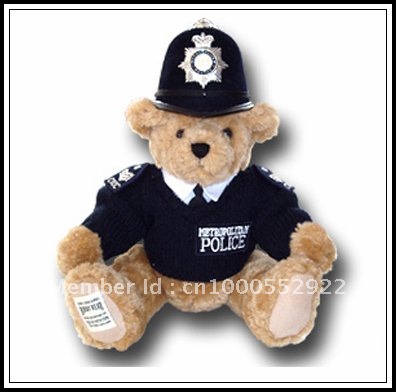 police teddy bear